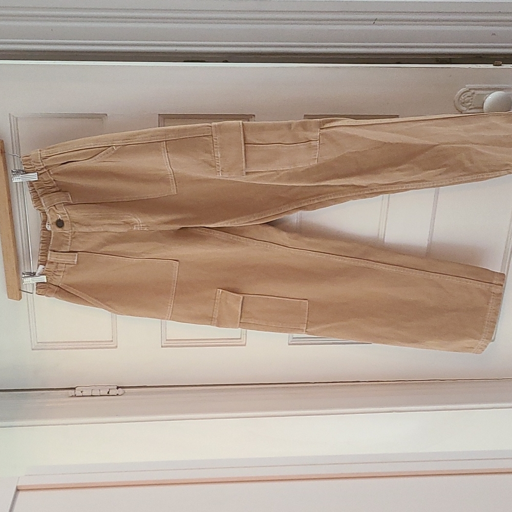 PacSun beige denim cargo pant